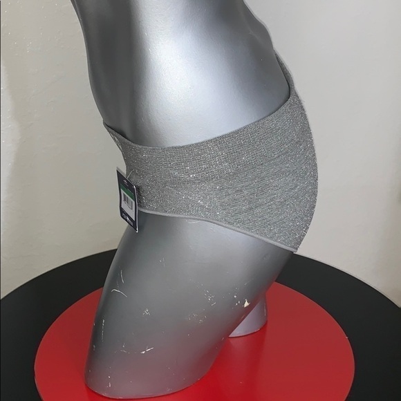 TOMMY HILFIGER HEATHER GRAY SPARKLE HIPSTER PANTY SIZE LARGE - Picture 3 of 7